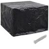 vidaXL Garden Furniture Cover | Black | Polyethylene | 122 x 112 x 98 cm