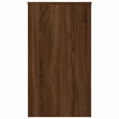 vidaXL Desk Brown Oak 90x40x72 cm Engineered Wood