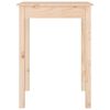 vidaXL Dining Table 55x55x75 cm Solid Wood Pine