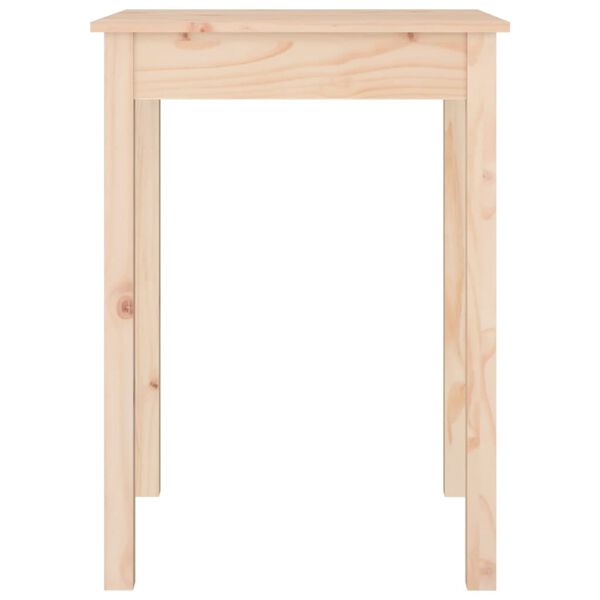 vidaXL Dining Table 55x55x75 cm Solid Wood Pine