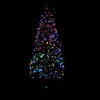 vidaXL Artificial Christmas Tree with Stand Green 210 cm Fibre Optic
