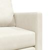 vidaXL Sofa Bed Cream 204 x 122 x 60 cm Velvet