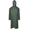 vidaXL Waterproof Heavy-duty Long Raincoat with Hood Green M