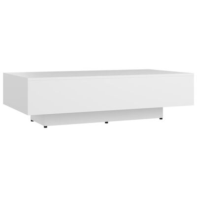 vidaXL Coffee Table White 100x49.5x31 cm Engineered Wood