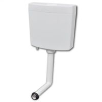 vidaXL Toilet Cistern with Bottom Water Inlet 3/6 L White
