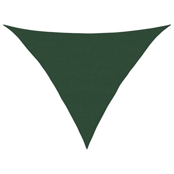 vidaXL Sunshade Sail 160 g/m² Dark Green 5x5x6 m HDPE