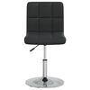 vidaXL Bar Stool Black Faux Leather