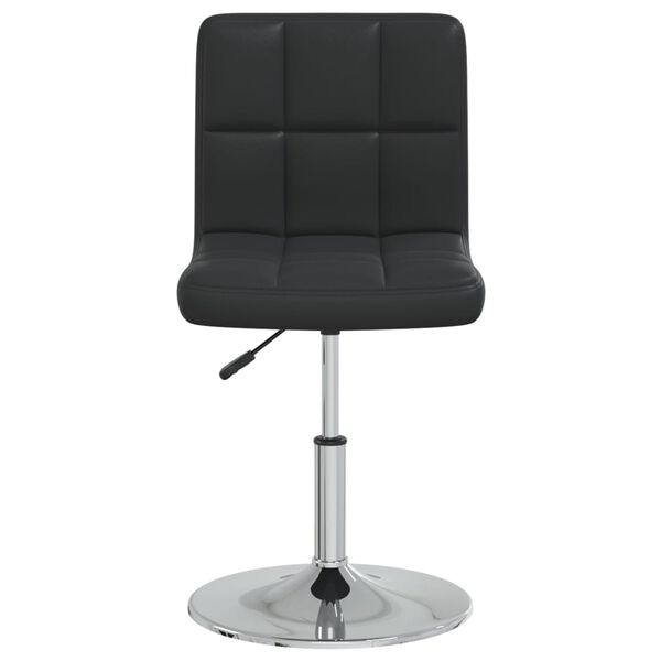 vidaXL Bar Stool Black Faux Leather
