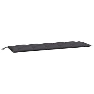 vidaXL Garden Bench Cushion Anthracite 180x50x7 cm Oxford Fabric