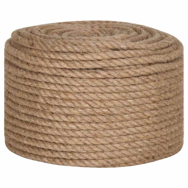 vidaXL Rope 100% Jute 10 mm 100 m