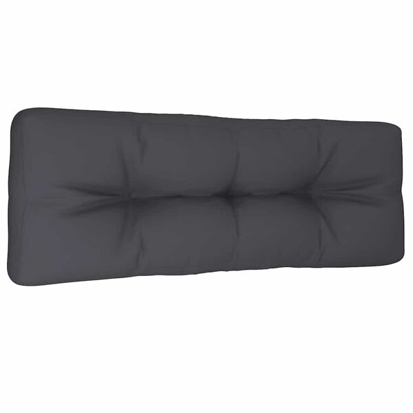 vidaXL Pallet Cushion Anthracite 120x40x12 cm Fabric