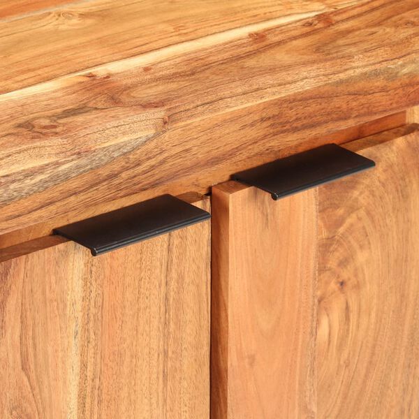 vidaXL Sideboard with 3 Drawers and 4 Doors Solid Acacia Wood