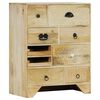 vidaXL Chest of Drawers 60x30x75 cm Solid Mango Wood