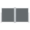 vidaXL Retractable Side Awning Anthracite 100x600 cm