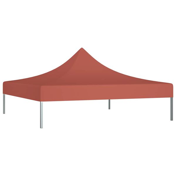 vidaXL Party Tent Roof 3x3 m Terracotta 270 g/m²