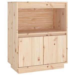 vidaXL Sideboard | Natural Wood | Solid Pine Wood