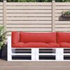 vidaXL Pallet Cushions 3 pcs Red Fabric