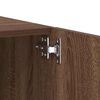 vidaXL TV Cabinet Brown Oak 100x35x40 cm Engineered Wood