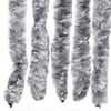 vidaXL Insect Curtain White and Grey 90x220 cm Chenille