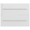 vidaXL 2 Piece Bathroom Furniture Set High Gloss White Engineered Wood