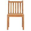 vidaXL 7 Piece Garden Dining Set 140x80 cm Solid Teak Wood
