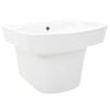 vidaXL Basin White 50 x 45 x 41 cm Glazed Ceramic
