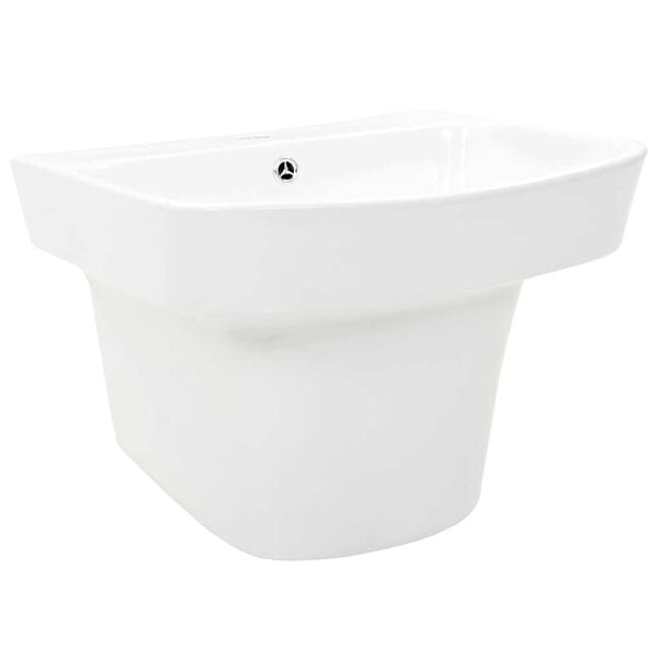 vidaXL Basin White 50 x 45 x 41 cm Glazed Ceramic