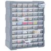 vidaXL Multi-drawer Organiser with 60 Drawers 38x16x47.5 cm