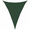vidaXL Sunshade Sail 160 g/m² Dark Green 3x4x4 m HDPE