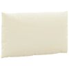 vidaXL Pallet Cushions 2 pcs Cream White Oxford Fabric