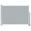 vidaXL Patio Retractable Side Awning 80x300 cm Grey