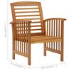 vidaXL 4 Piece Garden Lounge Set Solid Acacia Wood