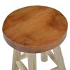vidaXL Stool Brown Teak Wood