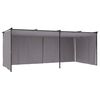 vidaXL Gazebo with Curtains 3x6 m Anthracite Steel