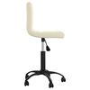 vidaXL Swivel Dining Chair Cream Velvet