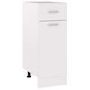 vidaXL Drawer Bottom Cabinet Lyon White 30x46x81.5 cm Engineered Wood