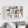 vidaXL Wall Shelf White 85x16x52.5 cm Engineered Wood