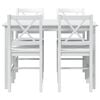 vidaXL 5 Piece Dining Set White