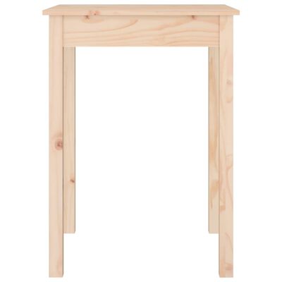 vidaXL Dining Table 55x55x75 cm Solid Wood Pine