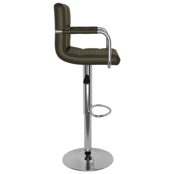 vidaXL Bar Stool Brown Faux Leather