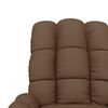 vidaXL Recliner Chair Brown Fabric