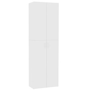 vidaXL Office Cabinet White 60x32x190 cm Engineered Wood