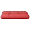 vidaXL Pallet Cushion Red 70x40x12 cm Fabric