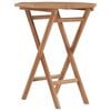 vidaXL Garden Table | Teak Brown | Solid Teak Wood | 60x60x75 cm | Foldable