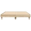vidaXL Bed Frame without Mattress Sonoma Oak 120x200 cm Engineered Wood