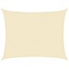 vidaXL Sunshade Sail 160 g/m² Cream 6x8 m HDPE
