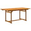 vidaXL 5 Piece Garden Dining Set Solid Wood Acacia and Textilene
