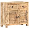 vidaXL Sideboard 70x30x68 cm Solid Mango Wood