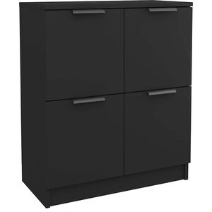 vidaXL Sideboard Black 60x30x70 cm Engineered Wood