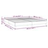 vidaXL Bed Frame without Mattress Cream 180x200 cm Super King Fabric